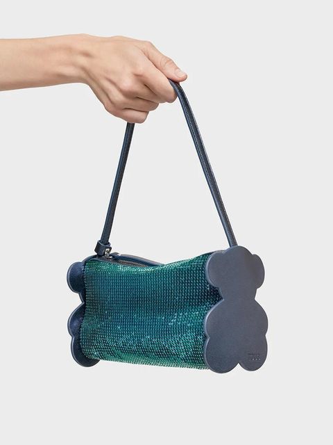 Tous torebka skórzana Salsi kolor turkusowy 2002354635