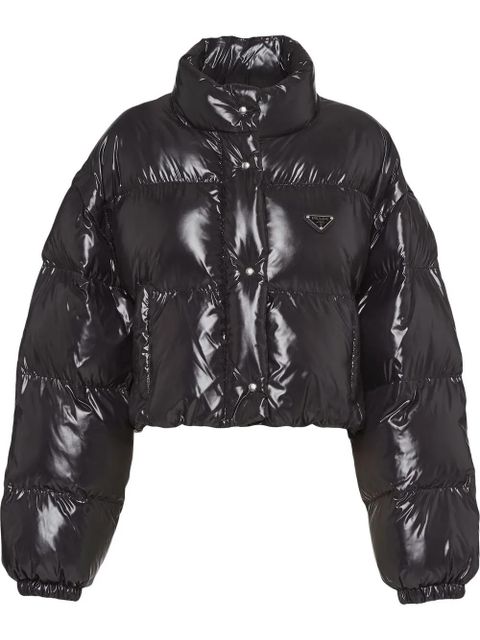 Prada Re-Nylon convertible down jacket - Black - zdjęcie produktu nr 1