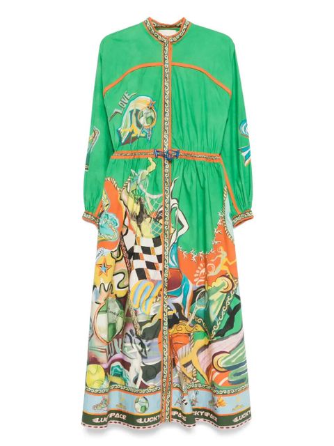 ALEMAIS Lucky Pace shirt dress - Green - zdjęcie produktu nr 1