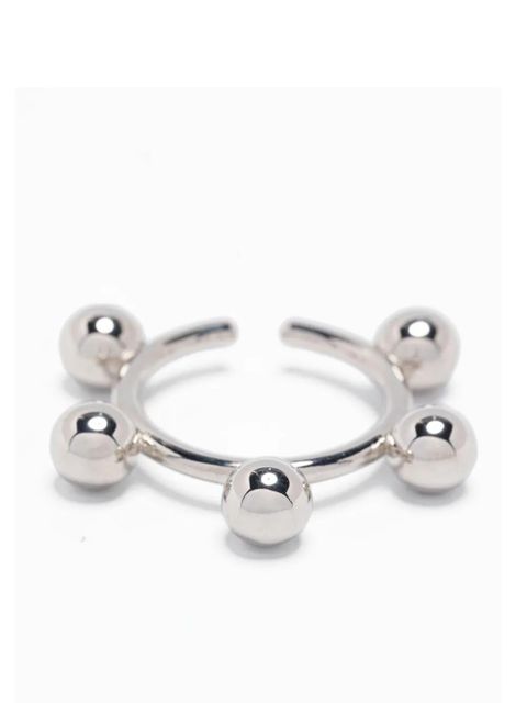 Jil Sander sphere-embellished ear cuff - Silver