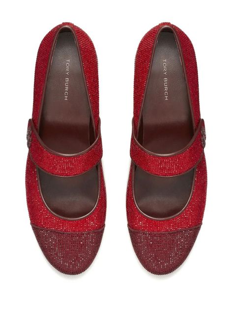 Tory Burch Mary Jane ballerina shoes - Red