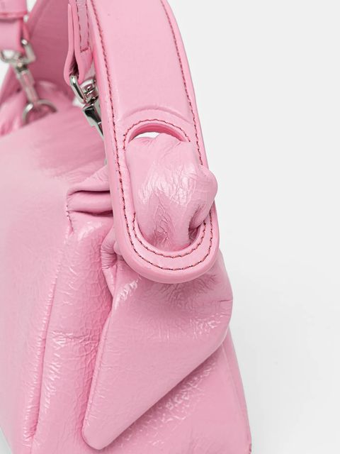 Kenzo torebka skórzana kolor różowy FF62SA808L02