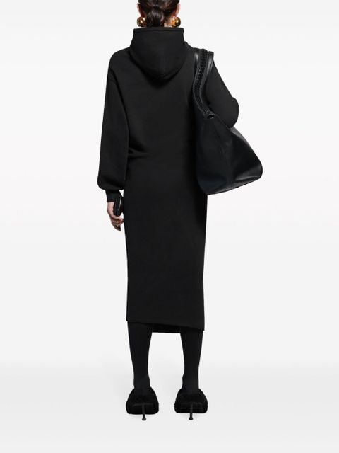 Balenciaga Easywrap hooded dress - Black