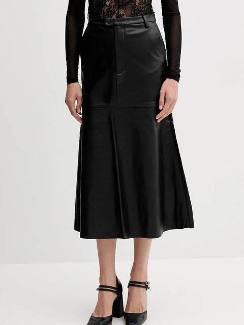 Bardot spódnica kolor czarny midi rozkloszowana 60032SB - zdjęcie produktu nr 1