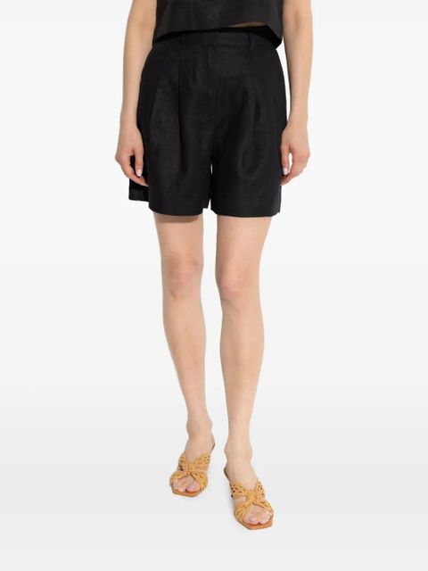 Posse pleated shorts - Black