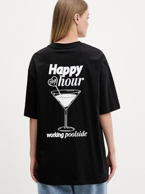 HUGO Blue t-shirt damski bawełniany Oversized_Tee_B - zdjęcie produktu nr 1