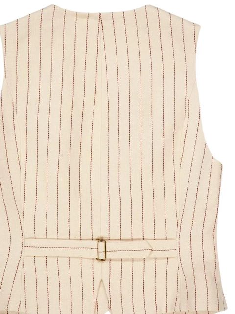 ZIMMERMANN pinstripe button vest - Neutrals