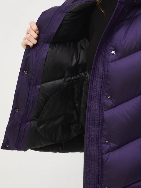 Medicine kurtka puchowa kolor fioletowy