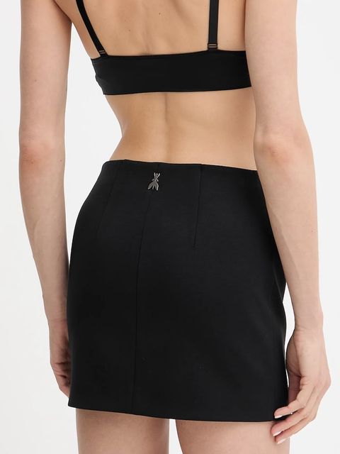 Patrizia Pepe spódnica kolor czarny mini ołówkowa 8G0497 A025