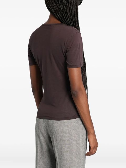 ANINE BING round-neck short-sleeve T-shirt - Brown