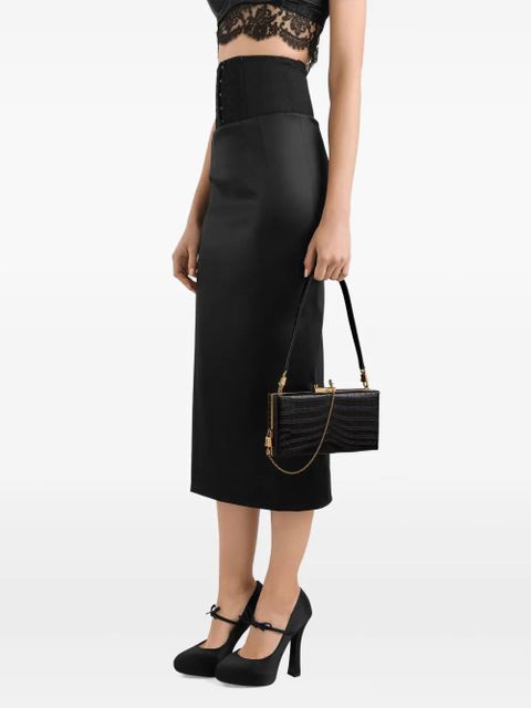 Dolce & Gabbana crocodile-embossed bag - Black - zdjęcie produktu nr 2