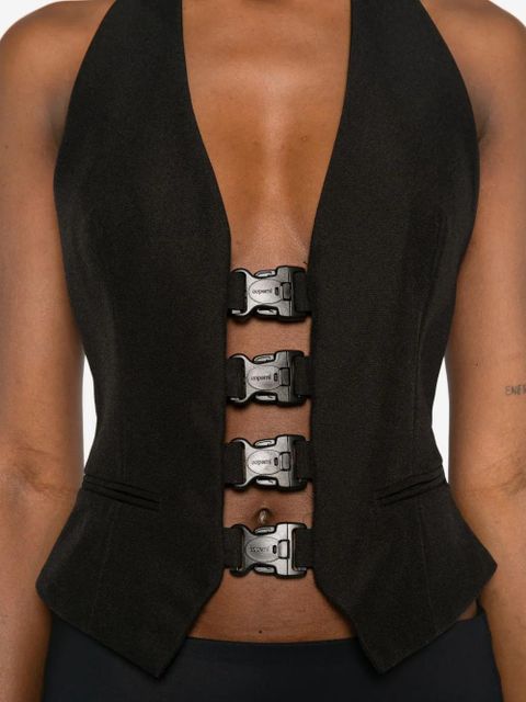 Coperni buckle-fastening waistcoat - Black