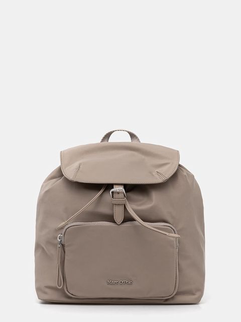 Marc O'Polo plecak damski kolor beżowy mały gładki 5000009130 - zdjęcie produktu nr 1