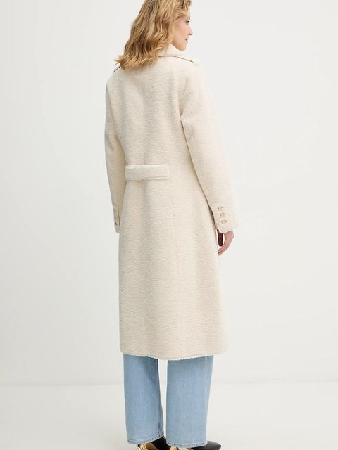 Guess płaszcz LAILA kolor beżowy W5BL62 W4190 - zdjęcie produktu nr 2