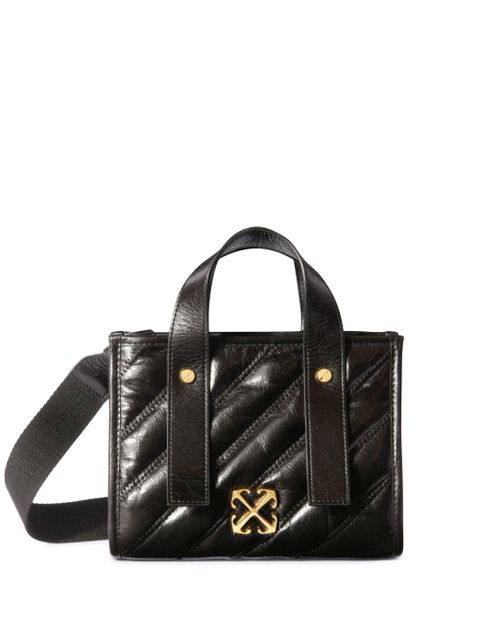 Off-White quilted tote bag - Black - zdjęcie produktu nr 1