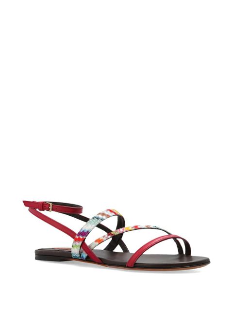 Missoni strap detail sandals - Red - zdjęcie produktu nr 2