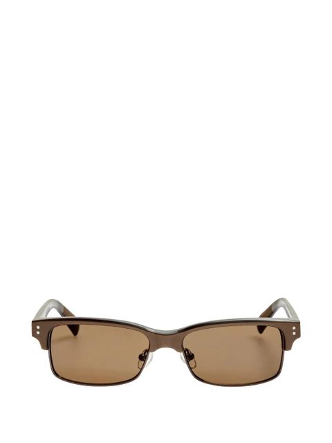 Jacquemus rectangle sunglasses - Brown - zdjęcie produktu nr 1