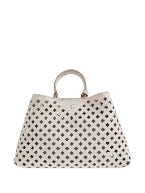 Tod's small leather tote bag - Neutrals