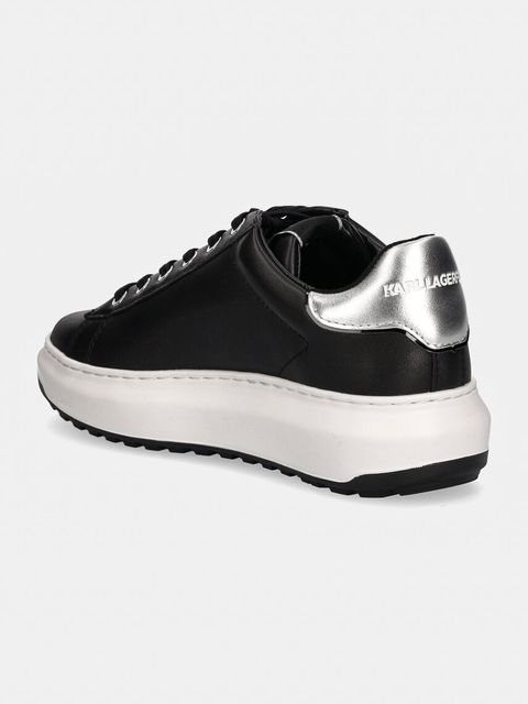 Karl Lagerfeld sneakersy skórzane KAPRI kolor czarny KL67538