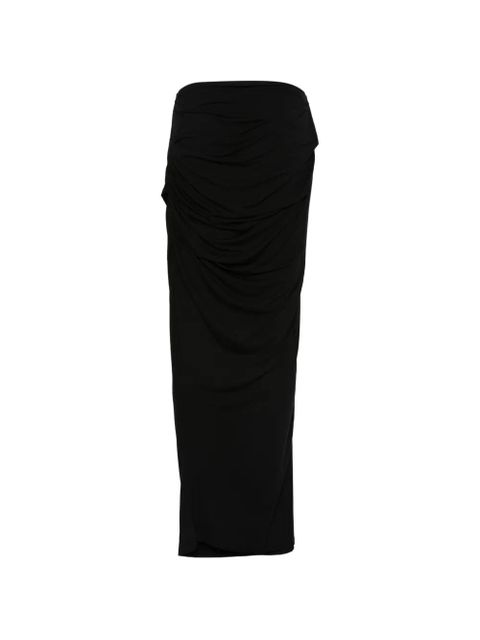 ENTIRE STUDIOS ruched maxi skirt - Black - zdjęcie produktu nr 2