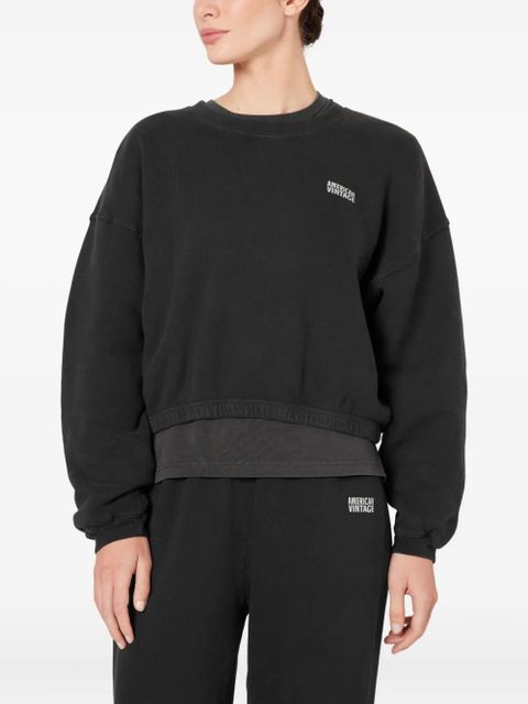 American Vintage Izubird long-sleeves sweatshirt - Black