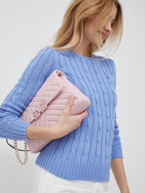 Polo Ralph Lauren sweter bawełniany kolor niebieski - zdjęcie produktu nr 1