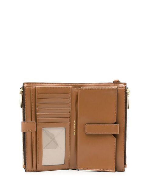 Michael Kors Jet Set monogram wallet - Brown