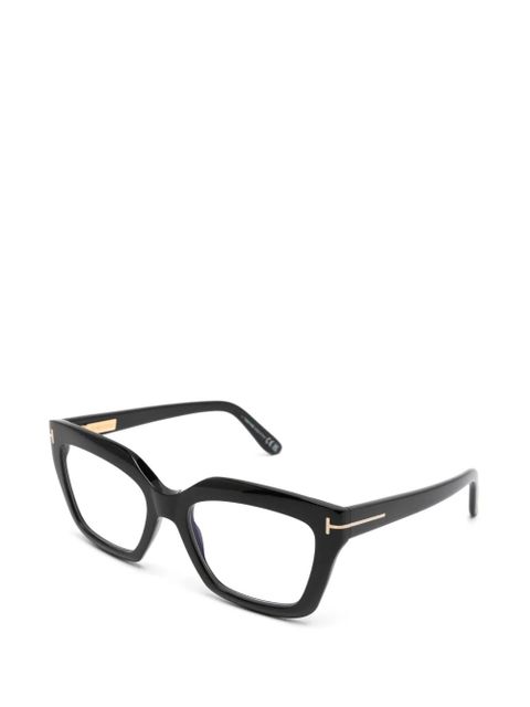 TOM FORD Eyewear geometric glasses - Black - zdjęcie produktu nr 2
