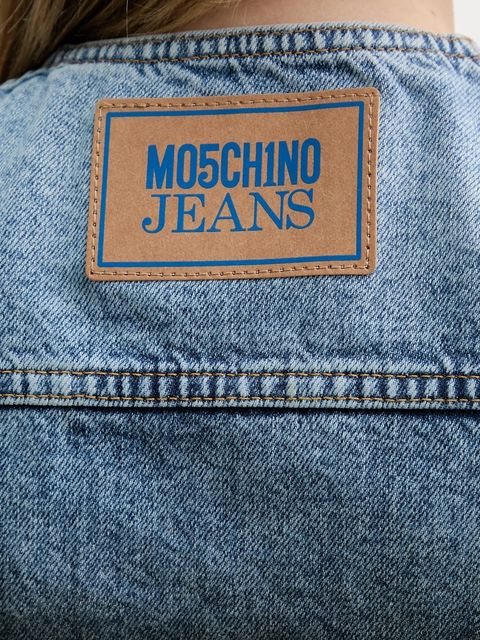 Moschino Jeans kamizelka jeansowa