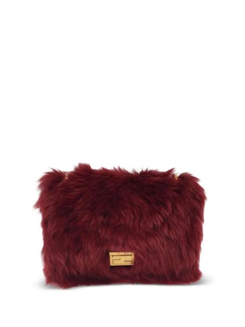 FENDI faux-fur tote bag - Red - zdjęcie produktu nr 1
