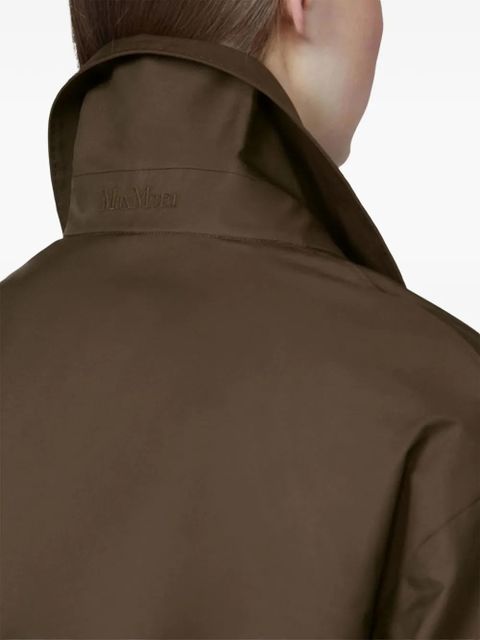 Max Mara belted cotton jacket - Brown