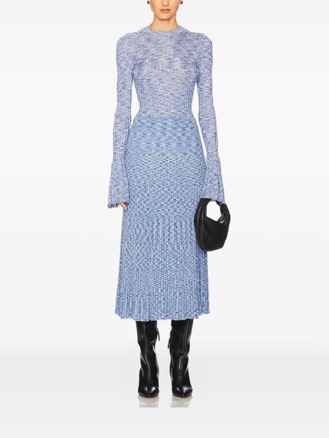 ZIMMERMANN Mouline long-sleeves top - Blue