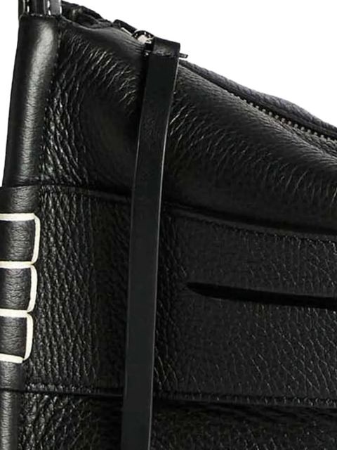 JW Anderson Messenger hammered strap detail shoulder bag - Black