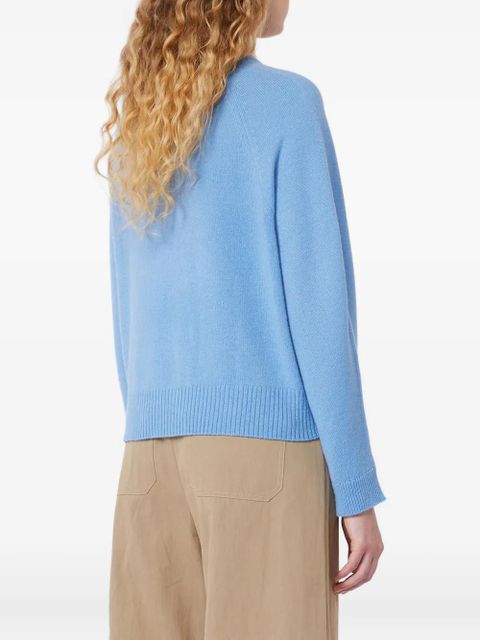 Max Mara V-neck long-sleeve sweater - Blue - zdjęcie produktu nr 2