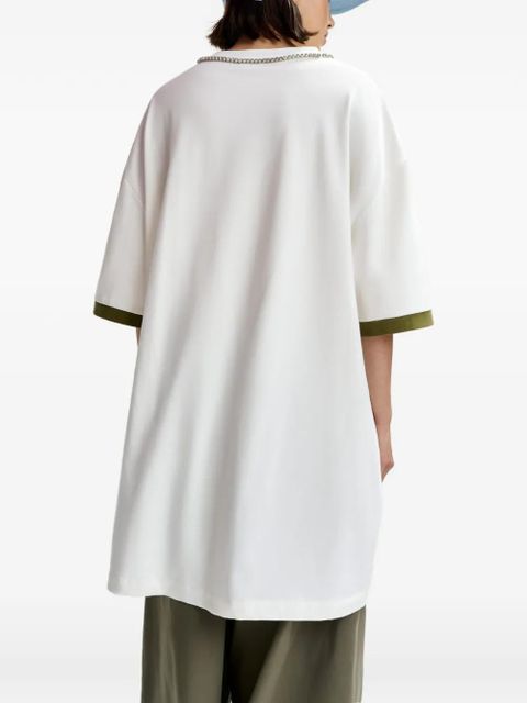 Essentiel Antwerp Jistrass T-shirt dress - White