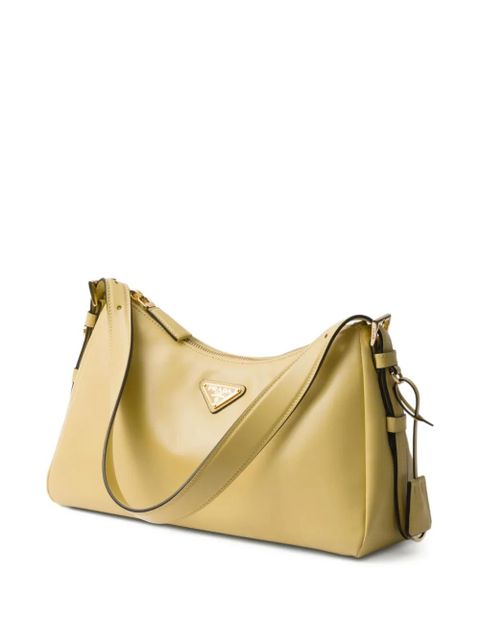 Prada medium Aimée leather shoulder bag - Yellow - zdjęcie produktu nr 2