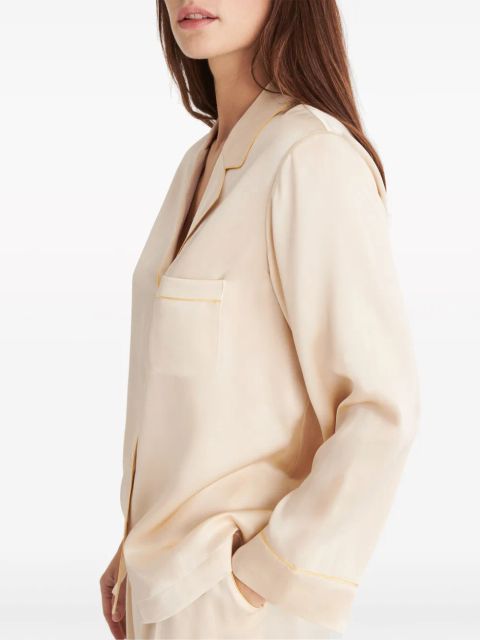 ERES Convive silk pyjama shirt - Neutrals