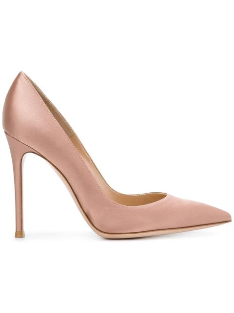 Gianvito Rossi pointed toe stiletto pumps - Neutrals - zdjęcie produktu nr 1
