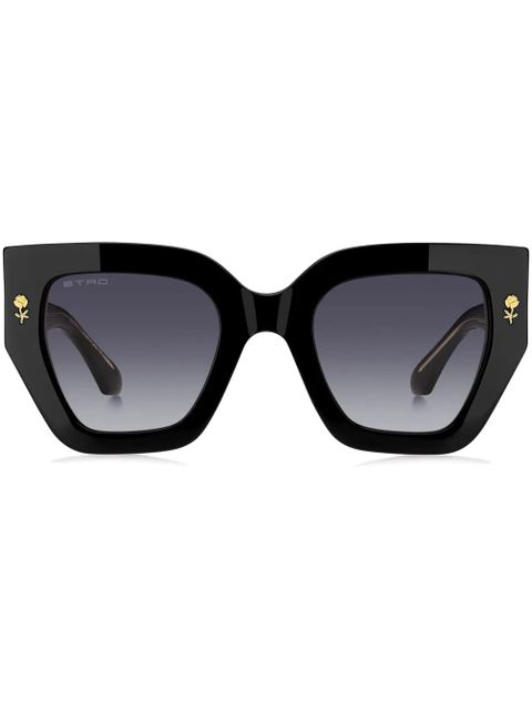 ETRO Etromania oversized-frame sunglasses - Black - zdjęcie produktu nr 1