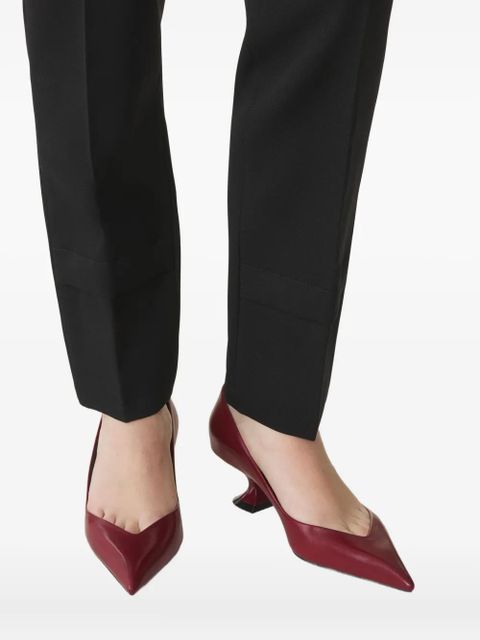 Lanvin sculpted-heel pumps - Red