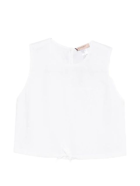 TWINSET tie-waist top - White - zdjęcie produktu nr 1