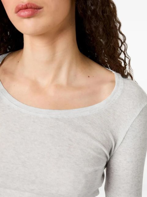 American Vintage massachusetts long-sleeve top - Grey