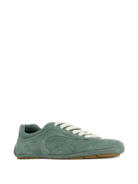 Prada Montecarlo suede sneakers - Green - zdjęcie produktu nr 2