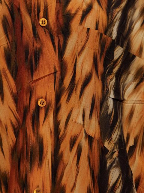 Balenciaga printed shirt - Orange