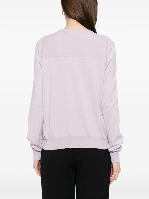 Jil Sander superfine sweater - Purple