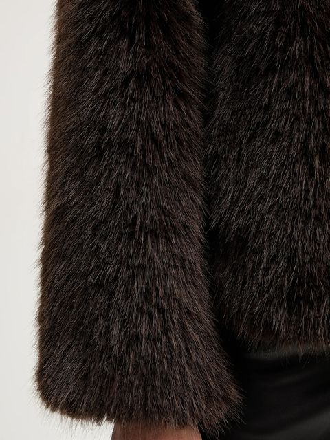 Weekend Max Mara kurtka BRENTA kolor brązowy przejściowa 2525086013600