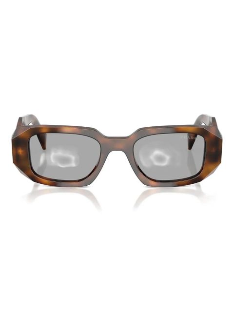 Prada Eyewear rectangle-frame sunglasses - Brown