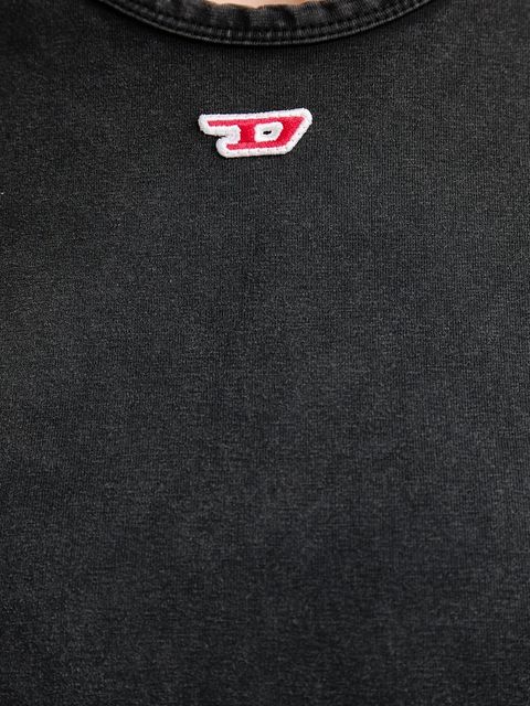 Diesel t-shirt T-BUNNY-TAIL-R1 damski kolor szary A19520.0KIBY