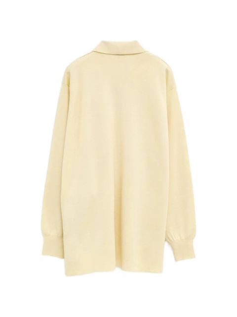 LOEWE button embroidered polo shirt - Yellow - zdjęcie produktu nr 2