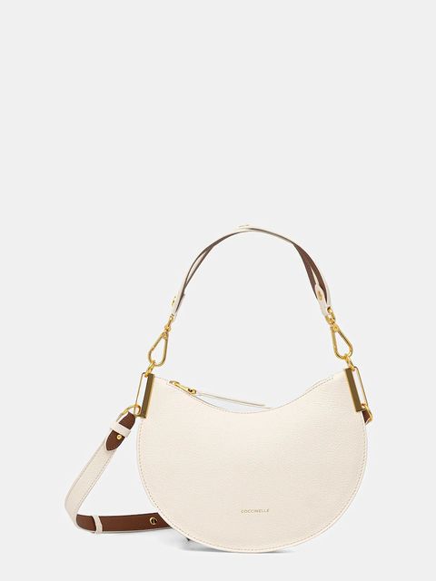 Coccinelle torebka skórzana COCCINELLESUNUP kolor beżowy E1.QKF.13.03.01 - zdjęcie produktu nr 1